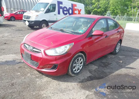 2012 Hyundai Accent Gls из США, поврежденный, VIN KMHCT4AEXCU108155